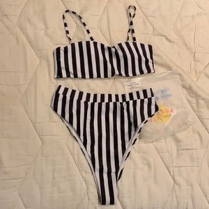 NWT Aurelle bikini Bondi Chelsea Stripes size L